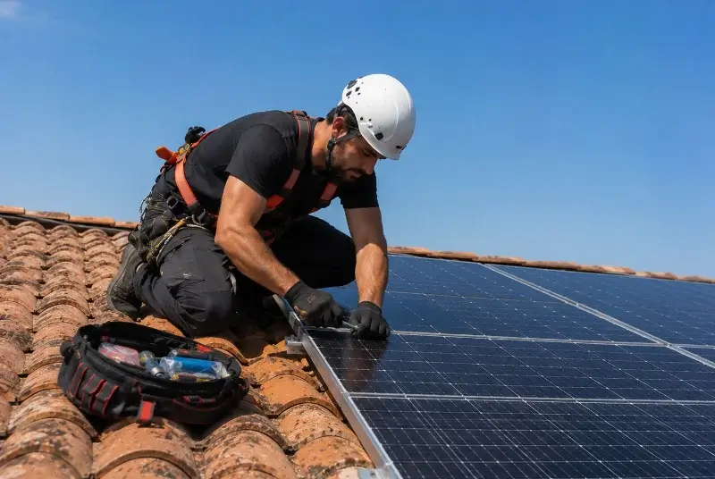 Maintenance et monitoring de panneaux solaires à Villeneuve-la-Comtesse